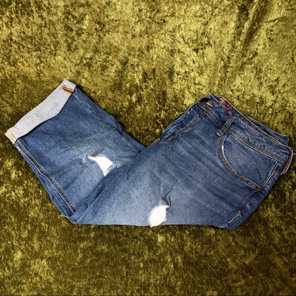 faded glory denim capris